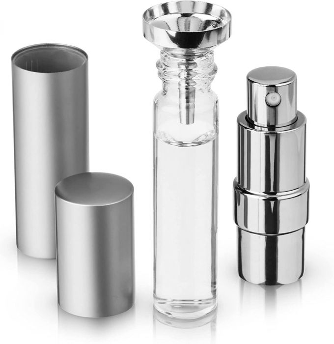 True Martini Atomizer Perfect for Vermouth or Bitters, Travel Spray Bottle,  Travel Fragrance, DIY, Refillable Bar Sprayer, Stainless Steel, 30 ml.