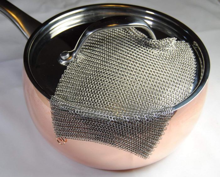 8 in. Chainmail Dishcloth CM5x7-DISH - The Home Depot