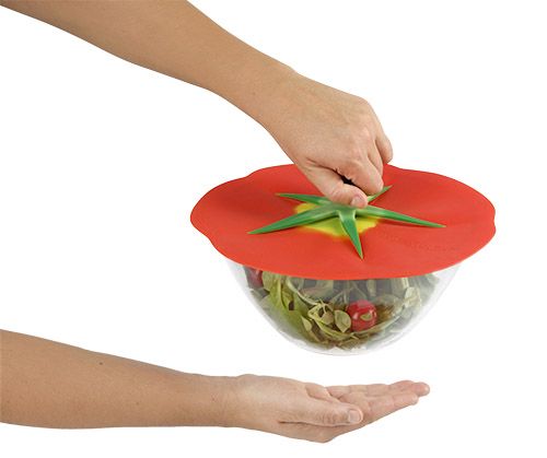 Charles Viancin The Hibiscus Lid 9" Medium Silicone Suction Lid Food Cover 