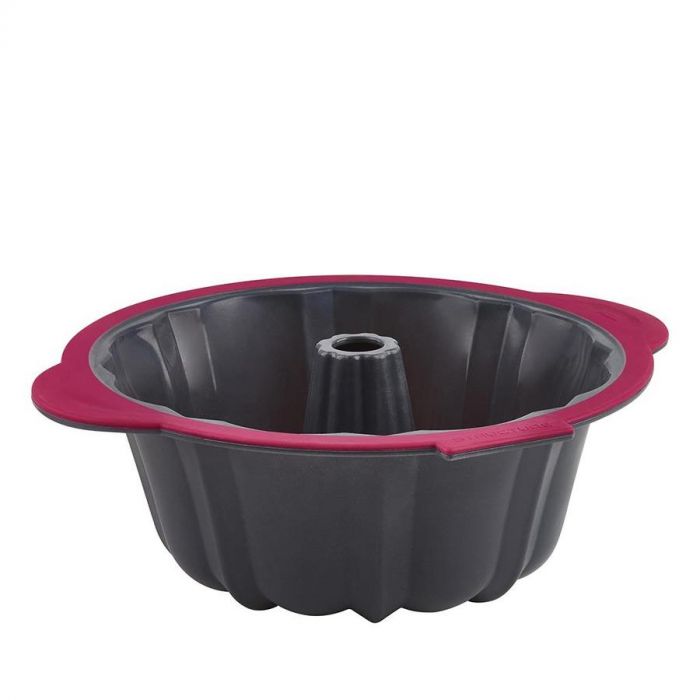 Trudeau Structured Silicone Fluted Cake Pan (or Bundt) - T63