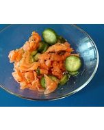Phase 2 Snack: Smoked Salmon, Cucumbers and Lime