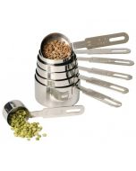 RSVP Stainless Steel Dry Measuring Cups (Set of 7) - R35