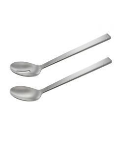 Erik Bagger Stainless Steel Nut and Olive Spoon Set