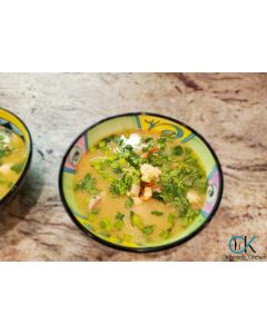 Thai Shrimp Soup with Lemon & Jalapenos